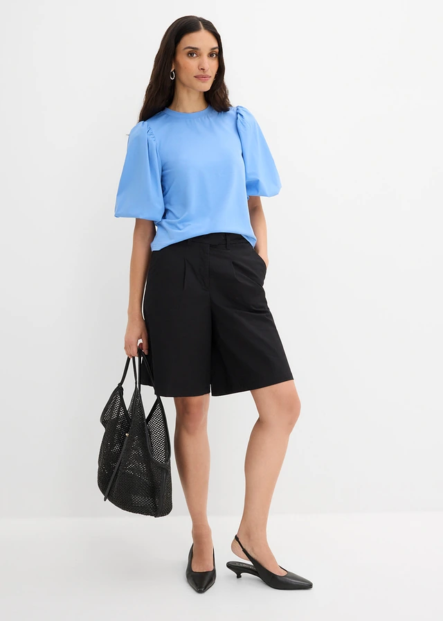 T-shirt, Couleur: bleu moyen