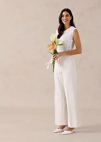 Top cu paiete • ecru • magazin bonprix