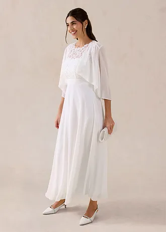 Bolero van elegant chiffon • wolwit • bonprix online shop