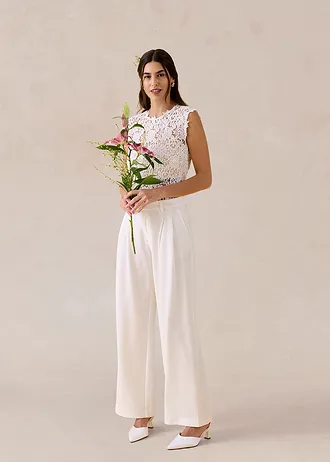 Kalhoty Marlene • přírodní bílá • bonprix obchod