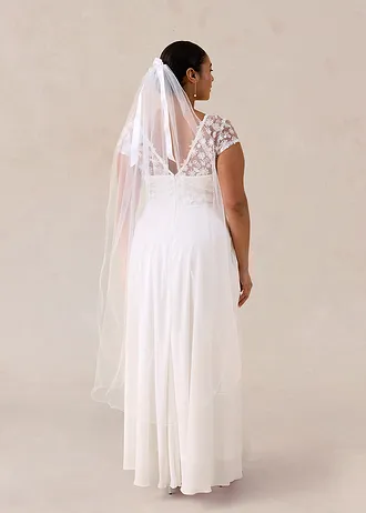 Robe de mariée à dentelle, Couleur: ecru