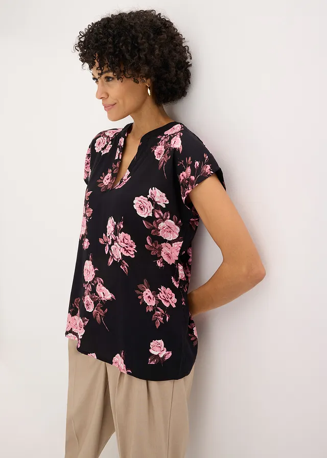 Tunique en viscose • noir-rose clair-rose clair • product-page.page-title-suffix