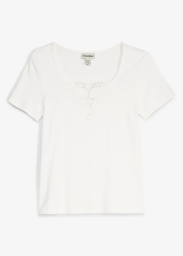 Shirt van puur biologisch katoen • wolwit • bonprix online shop