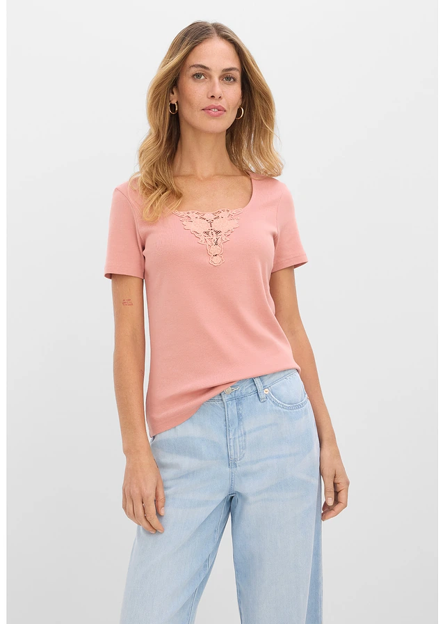 T-shirt 100% coton • marron poudré • product-page.page-title-suffix