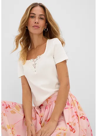 Shirt van puur biologisch katoen • wolwit • bonprix online shop