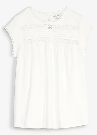 T-shirt 100% coton • ecru • Boutique bonprix