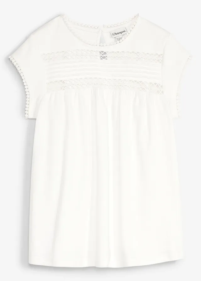 T-shirt 100% coton • ecru • Boutique bonprix