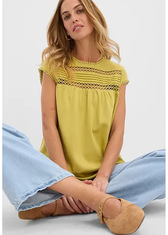 T-shirt 100% coton • vert cactus • Boutique bonprix