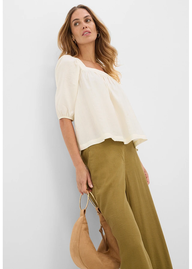 Blouse à effet froissé • écru • product-page.page-title-suffix