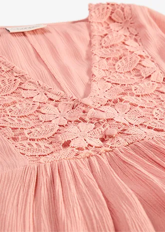 Tuniek van fijne viscose • poederbruin • bonprix online shop