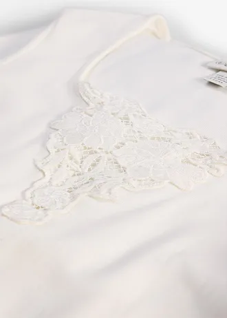 T-shirt 100% coton • écru • Boutique bonprix