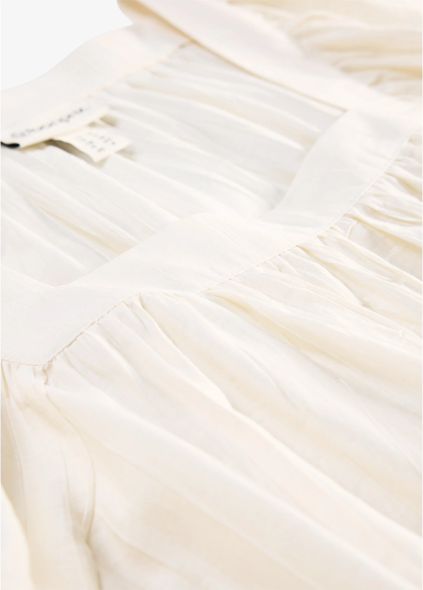 Blouse van gestructureerde crinkle • wolwit • bonprix online shop