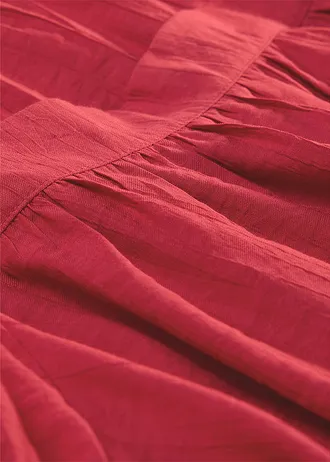 Blouse à effet froissé • rouge cerise • Boutique bonprix