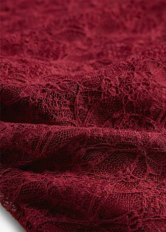 T-shirt à dentelle • rouge rubis • Boutique bonprix