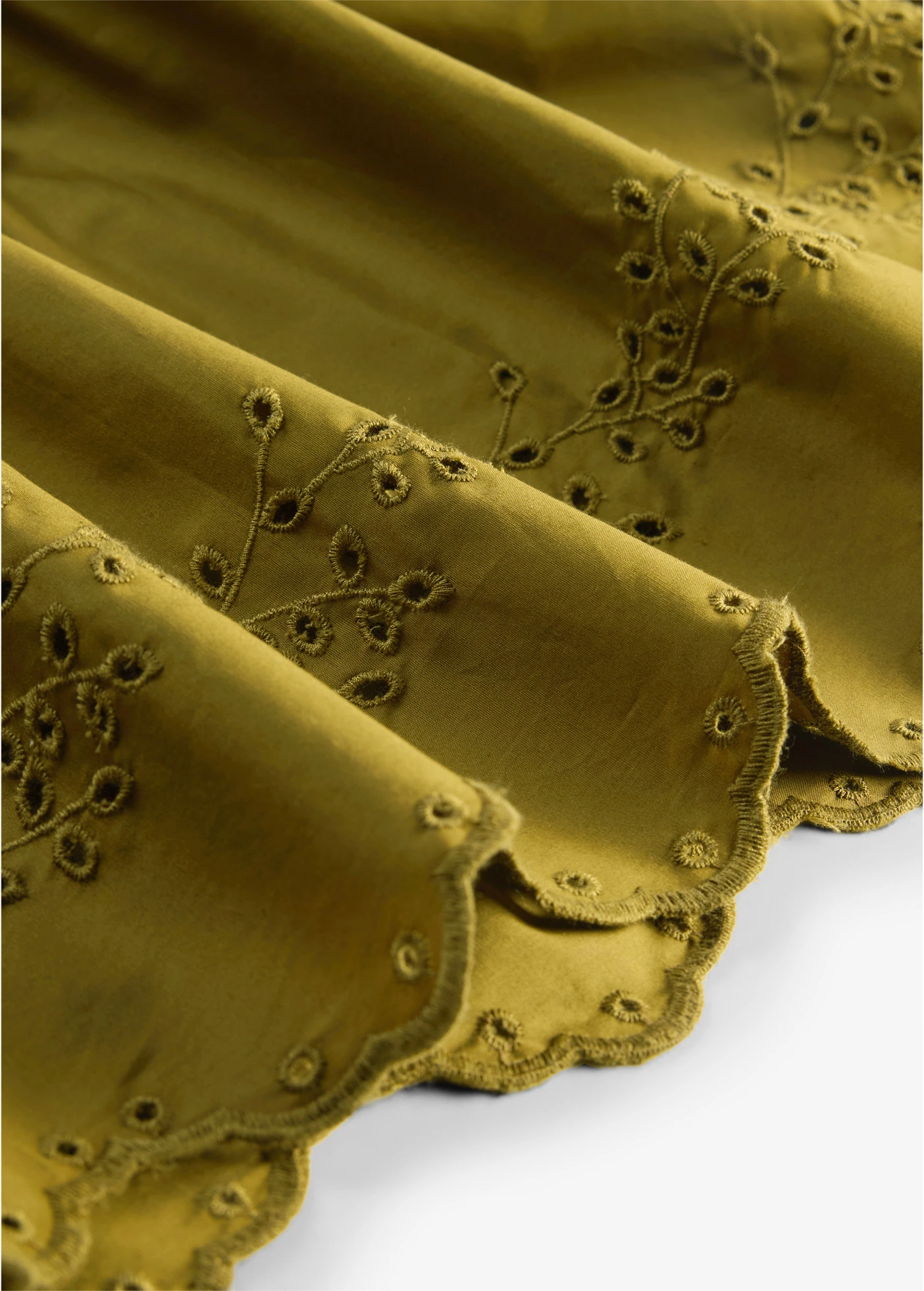 Rochie midi din bumbac 100% • verde-natur • magazin bonprix