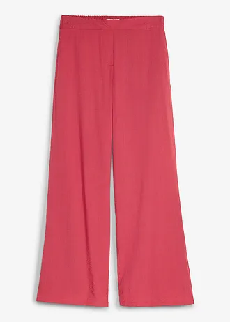 Pantalon palazzo, Couleur: rouge cerise