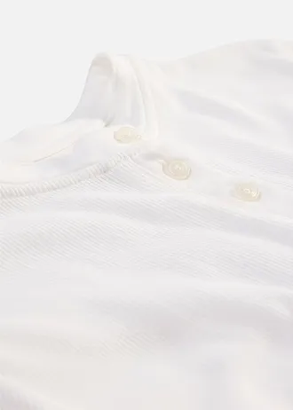 Geribd shirt van biologisch katoen • wolwit • bonprix online shop