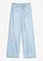 Wide leg jeans mid waist, riem, Kleur: ijsblauw denim used