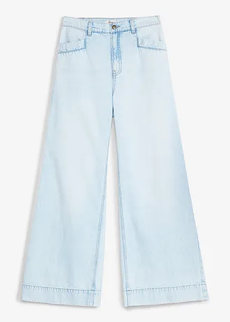 Wide leg jeans, high waist