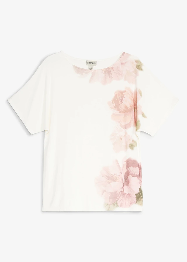 Shirt van een zachte viscosemix