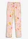 Stretchbroek met bloemenprint, Kleur: roze gebloemd