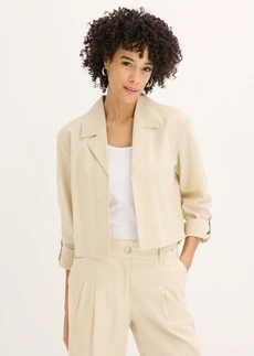 Veste en lin et coton, Couleur: sable clair