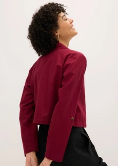 Veste en lin et coton • rouge érable • Boutique bonprix