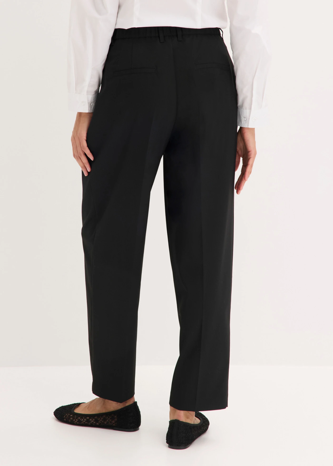 Pantaloni barrel • negru • magazin bonprix