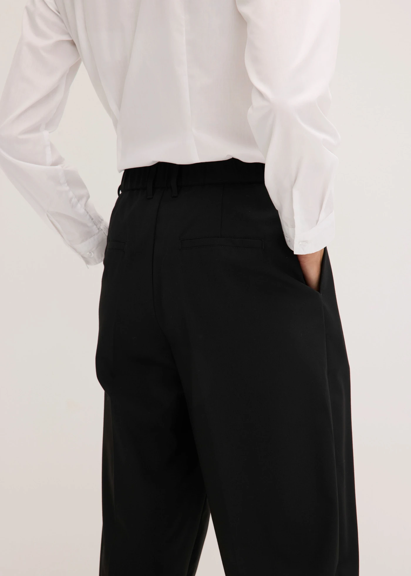 Pantalon barrel • noir • Boutique bonprix