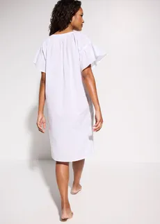 Robe de plage 100% coton, Couleur: blanc