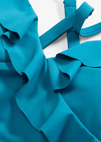 Tankini (ens. 2 pces) à volants • pétrole • Boutique bonprix