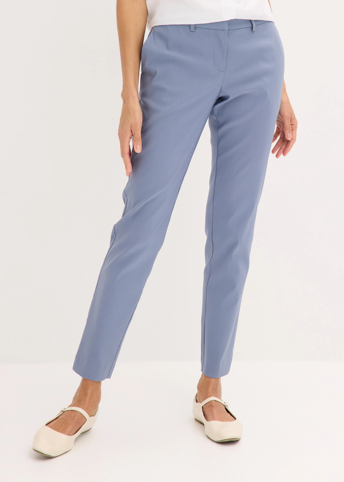 Pantaloni de business stretch • albastru fumuriu • magazin bonprix