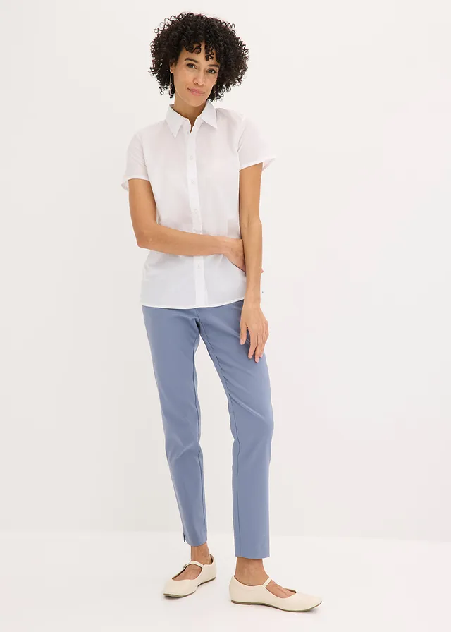 Stretch broek • rookblauw • product-page.page-title-suffix