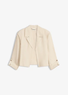 Veste en lin et coton, Couleur: sable clair