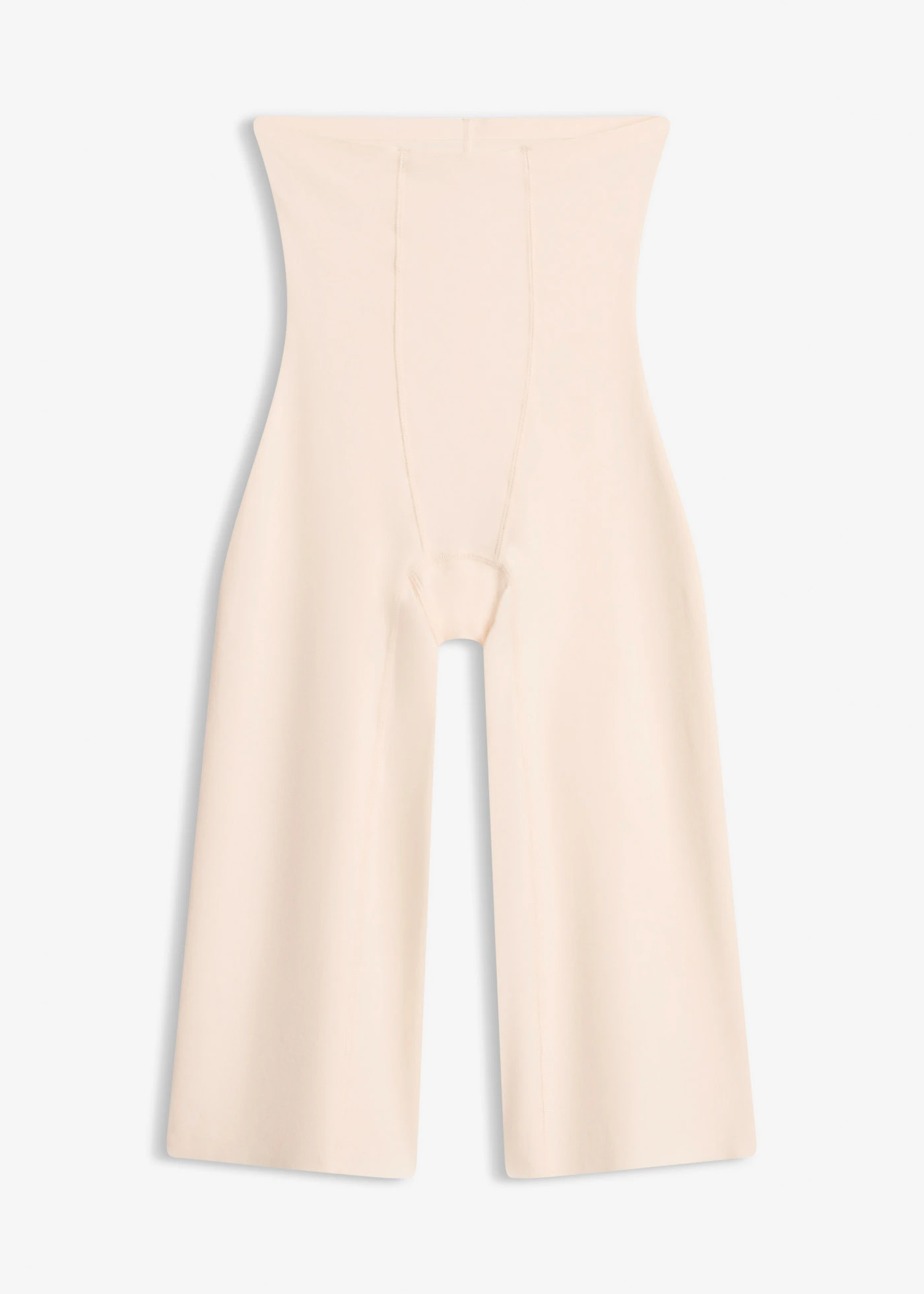 Spodnie capri lekko modelujące z bawełny • pudrowy • sklep bonprix