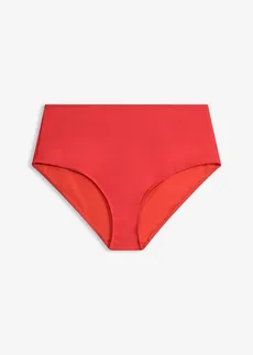 High waist bikinibroekje, Kleur: kreeftrood