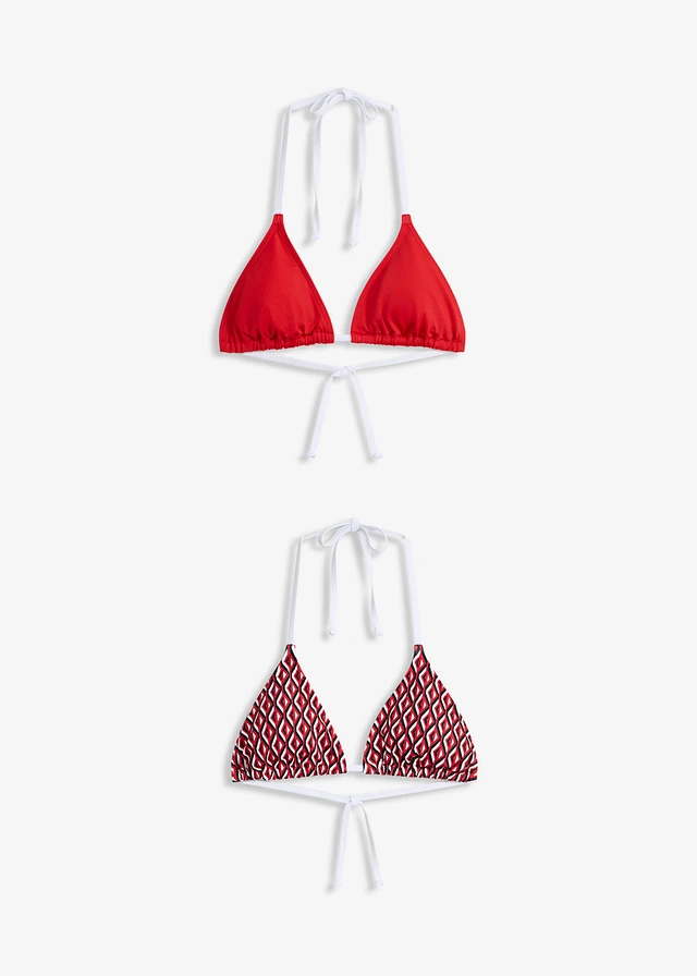 Triangel bikinitop (set van 2)