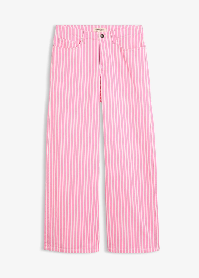Pantalon en twill de coton extensible