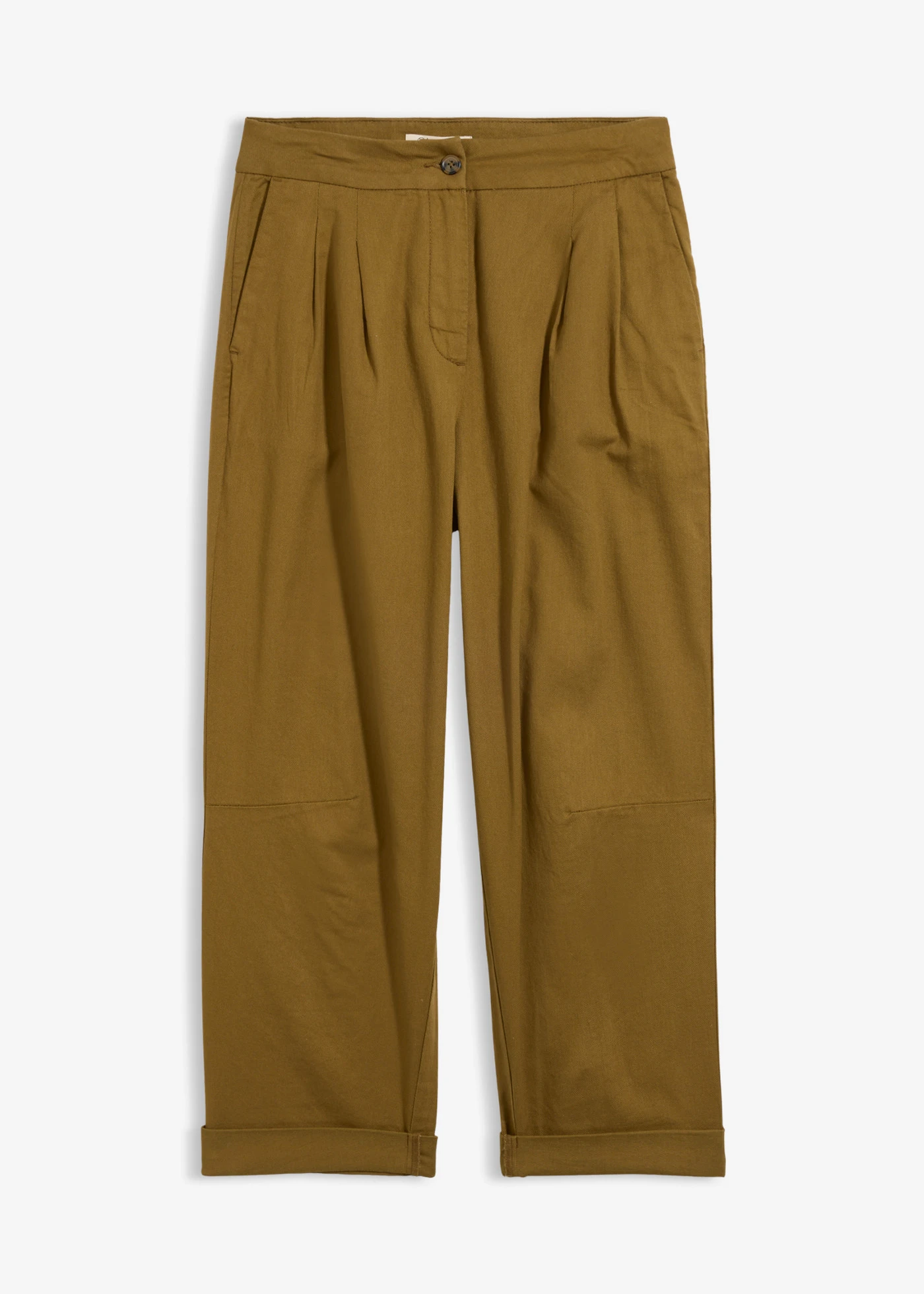 Pantalon ballon 100% coton • vert nature • Boutique bonprix