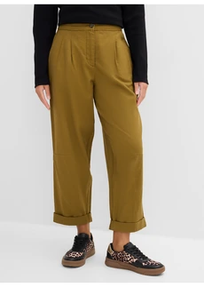 Pantalon ballon 100% coton, Couleur: vert nature