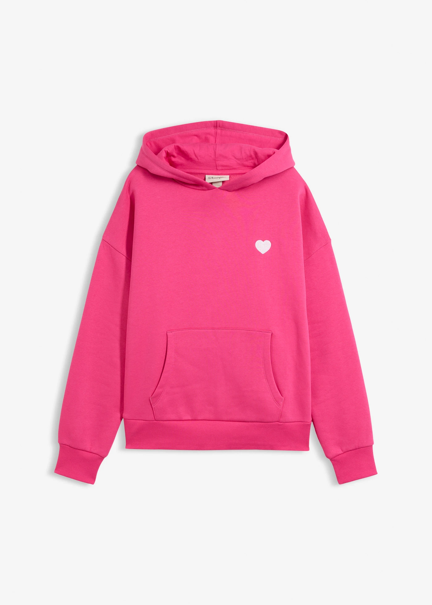 Sweat à capuche doux en coton mélangé • pink lady imprimé • Boutique bonprix