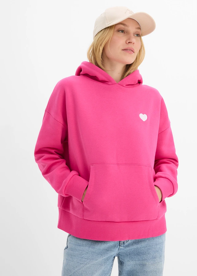 Oversized hoodie in een zachte katoenmix