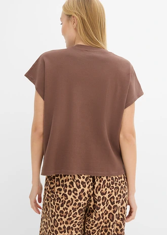 Tricou din bumbac organic 100% • maro • magazin bonprix