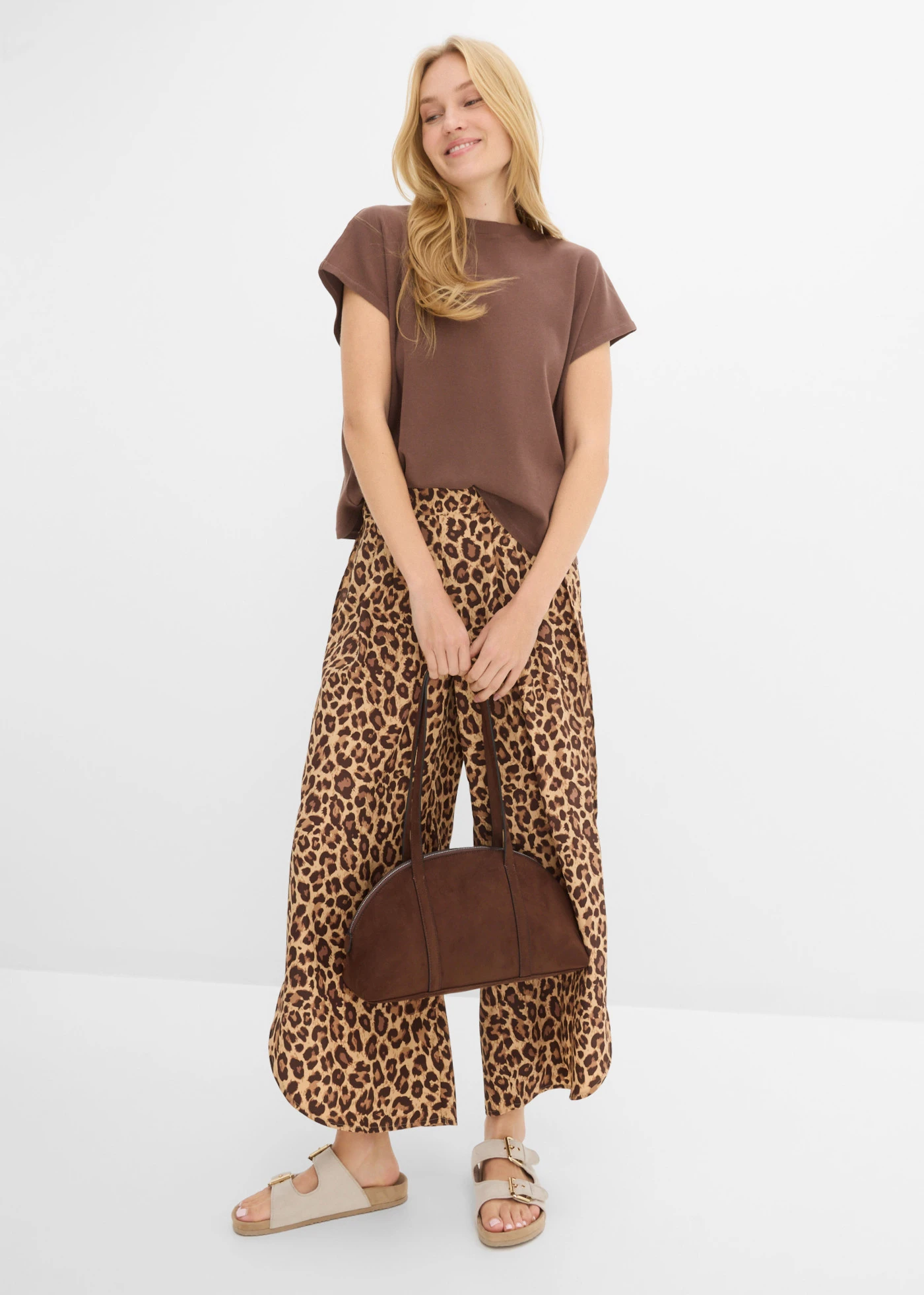 Tricou din bumbac organic 100% • maro • magazin bonprix