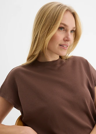 Tricou din bumbac organic 100% • maro • magazin bonprix