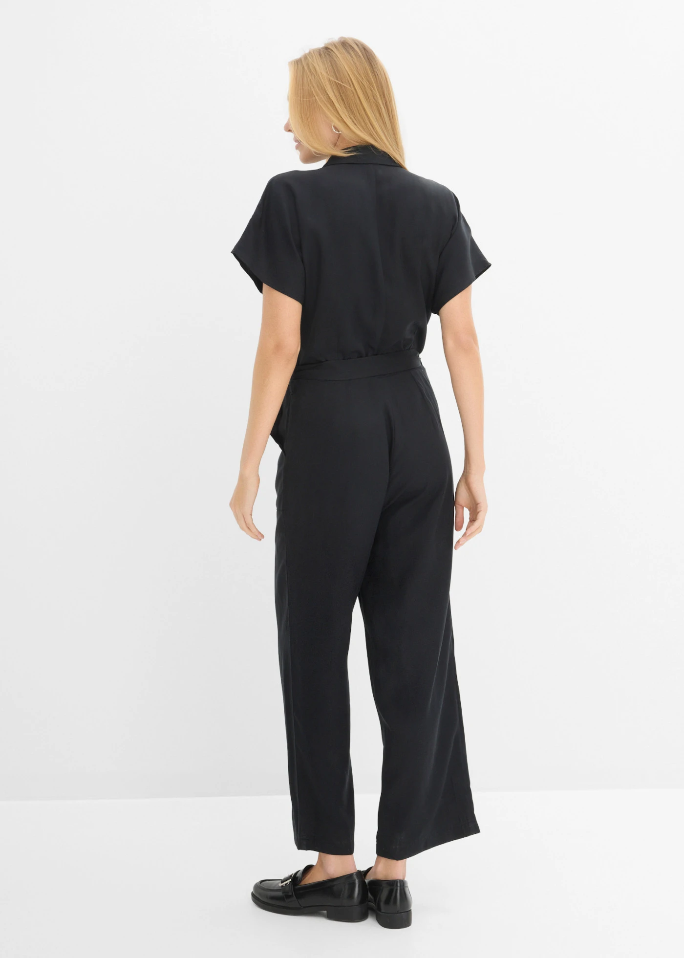 Combinaison en lyocell fluide • noir • Boutique bonprix