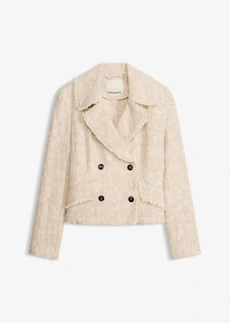 Veste mi-saison en jacquard de coton