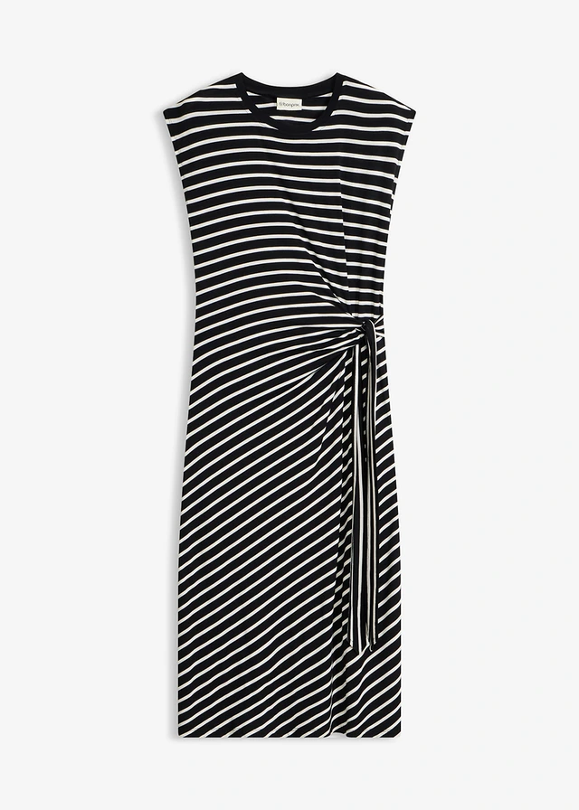 Robe en jersey drapée