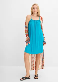 Jersey jurk van soepele viscose • blauwgroen • bonprix online shop