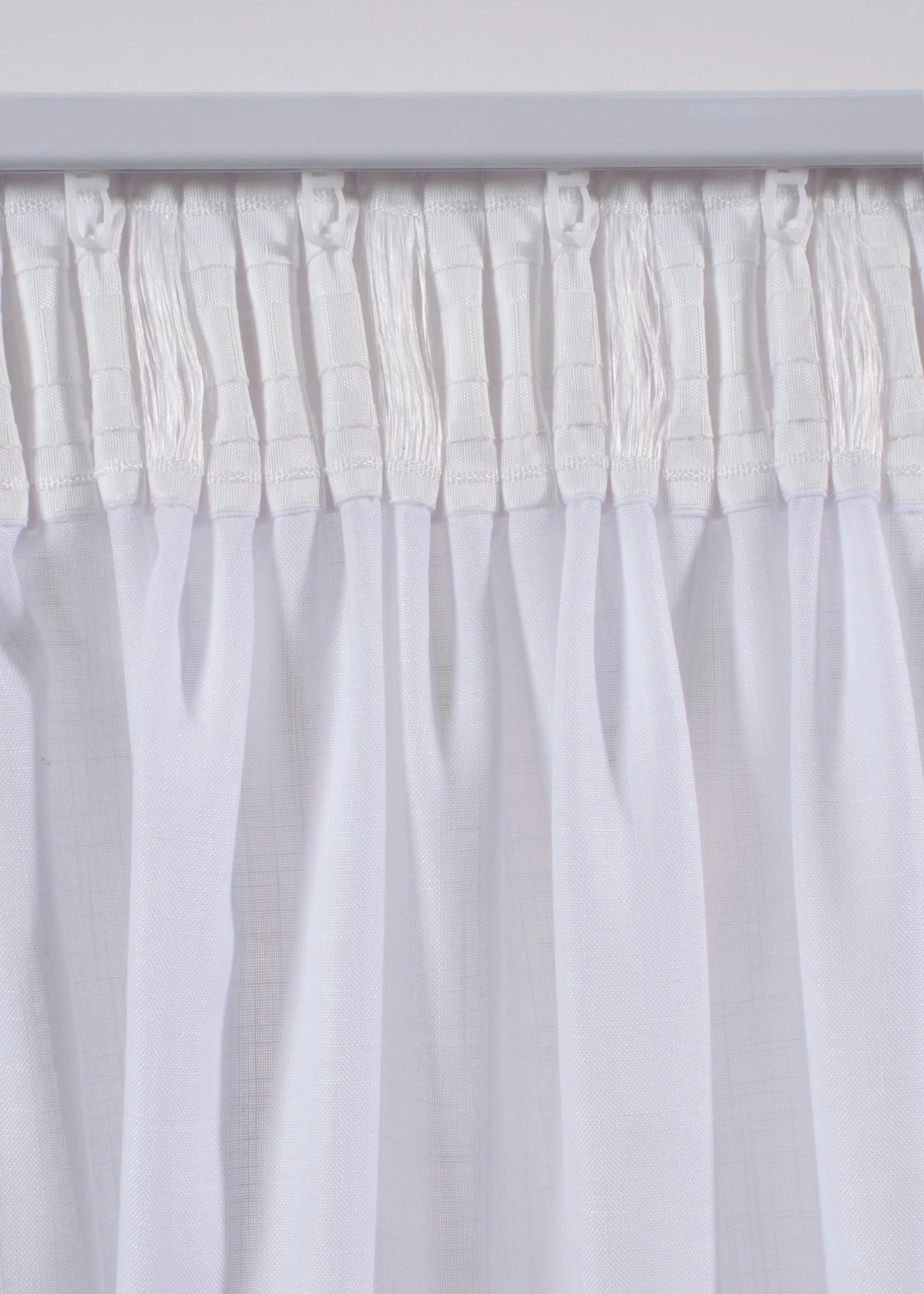 Gordijn met borduursel (1 stuk) • wit • bonprix online shop